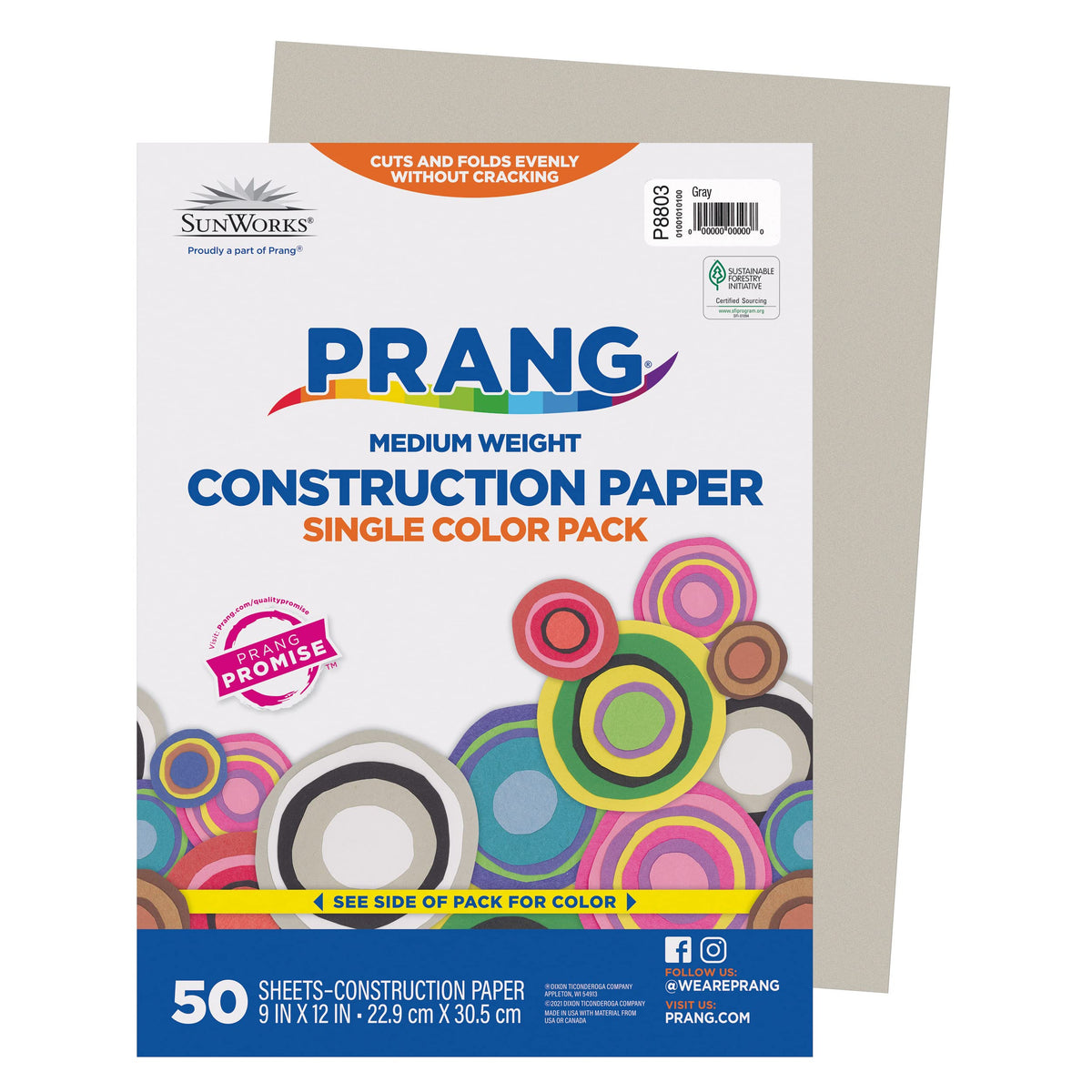 Prang (Formerly SunWorks) Construction Paper, Pink, 9" x 12", 50 Sheets Jansha Store
