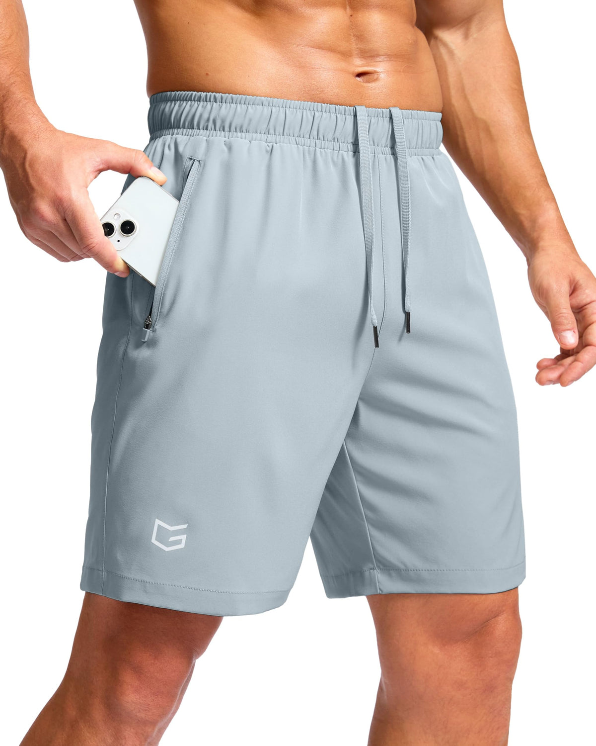 G Gradual Men's Athletic Running Shorts with 2 Zipper Pockets 7"/ 5"/ 9" Jansha Store