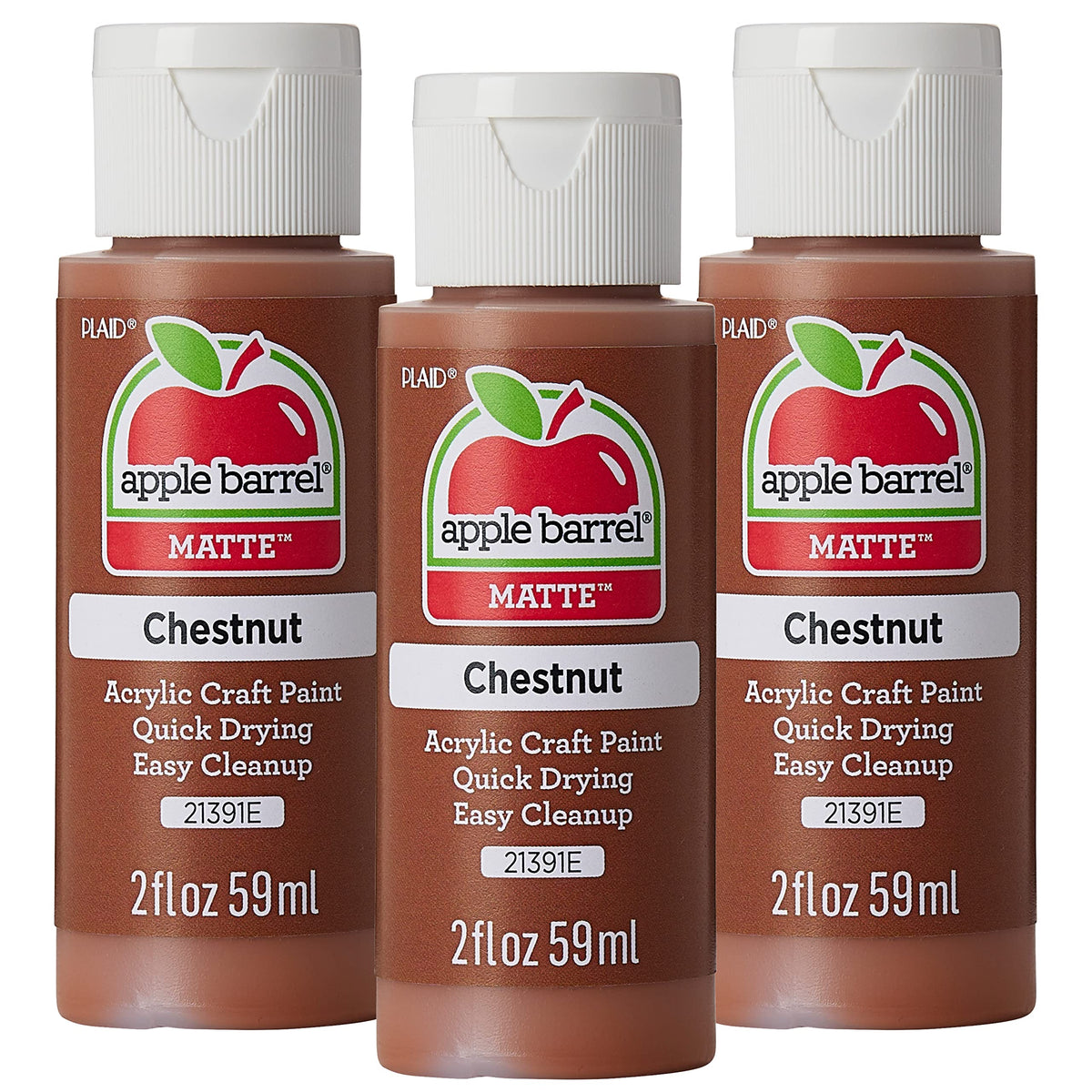 Apple Barrel Acrylic Paint in Assorted Colors (2 Ounce), 20503 White Jansha Store