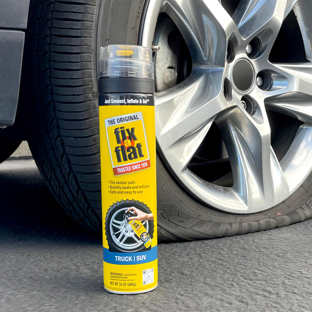 Fix-A-Flat S60420 Aerosol Emergency Flat Tire Repair and Inflator, for Standard Tires, Eco-Friendly Formula, Universal Fit for All Cars, 16 oz. (Pack of 1) Jansha Store