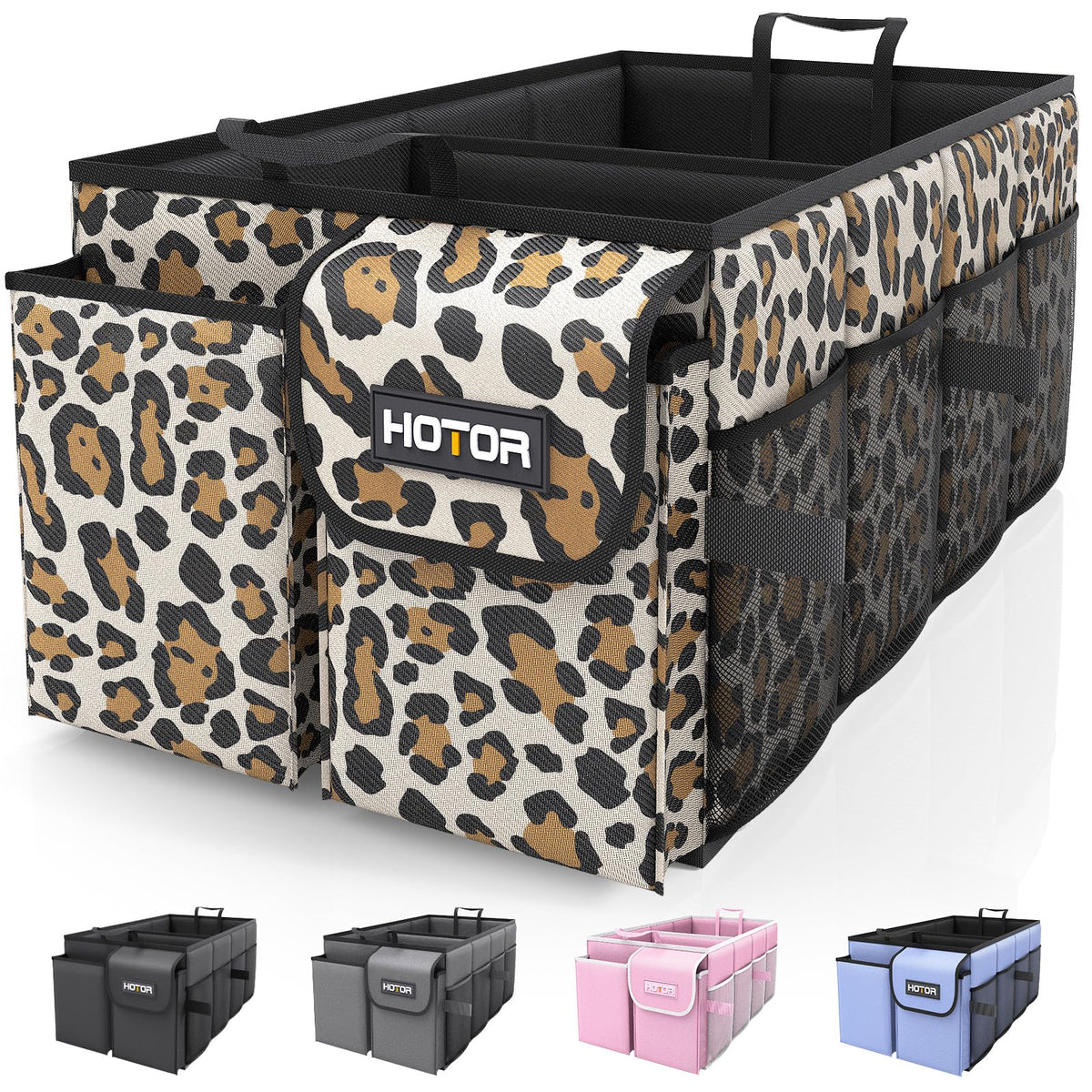 HOTOR Trunk Organizer - Foldable Car Organizer for SUVs & Sedans Storage Jansha Store