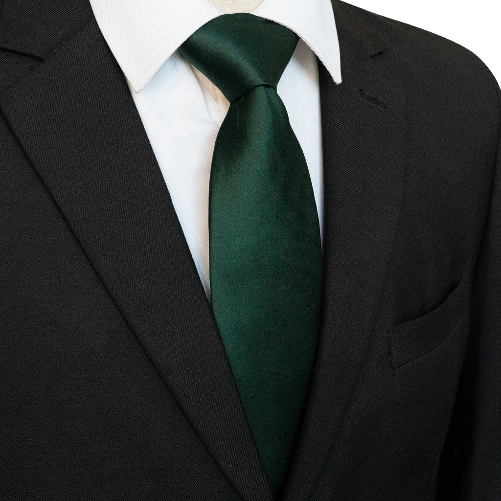 JEMYGINS Solid Color Tie Mens Necktie for Business and Wedding Jansha Store