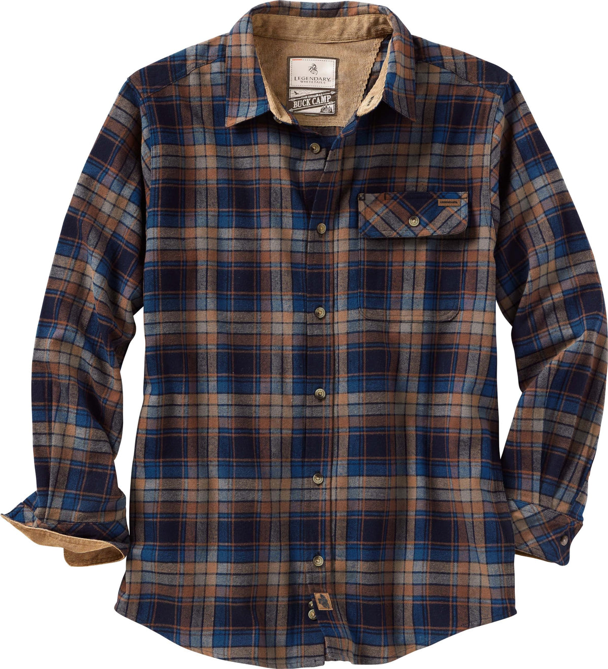 Legendary Whitetails Mens Flannel Long Sleeve Button Down 100% Cotton Shirt Jansha Store