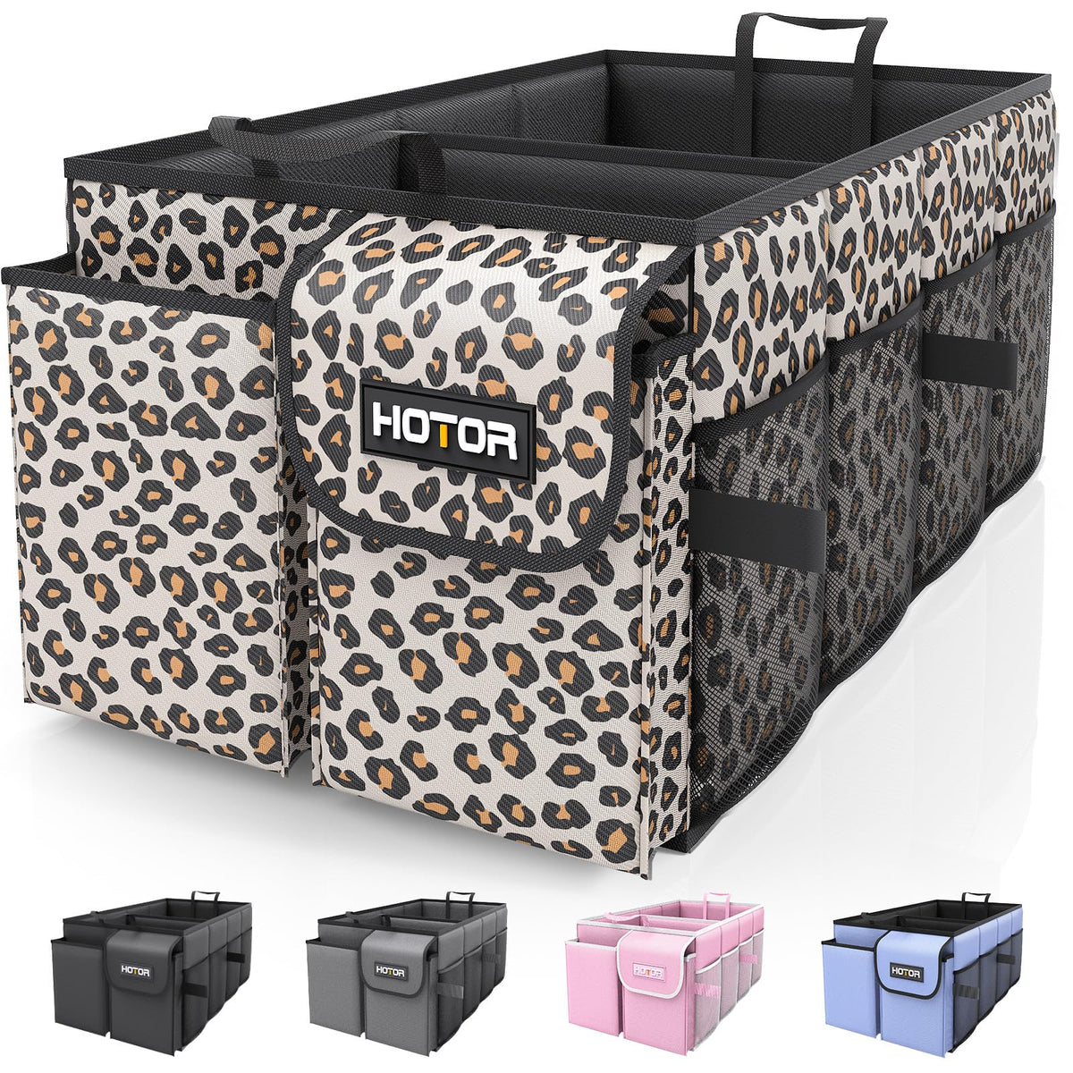 HOTOR Trunk Organizer - Foldable Car Organizer for SUVs & Sedans Storage Jansha Store