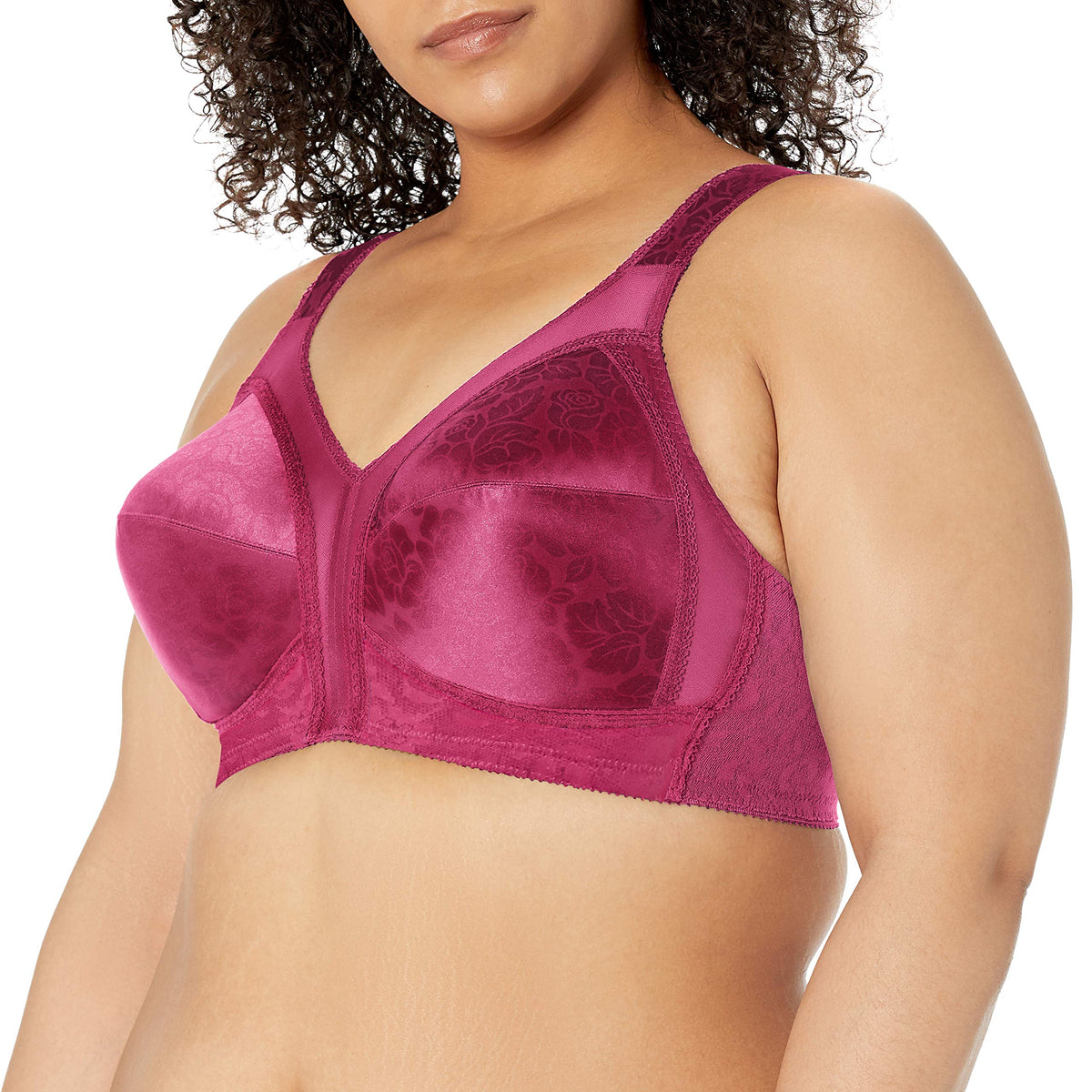 Playtex Women's Wireless Bra, 18 Hour Plus-Size Bras Available, Full Coverage, Smoothing, 4693, Single or 2-Pack Jansha Store