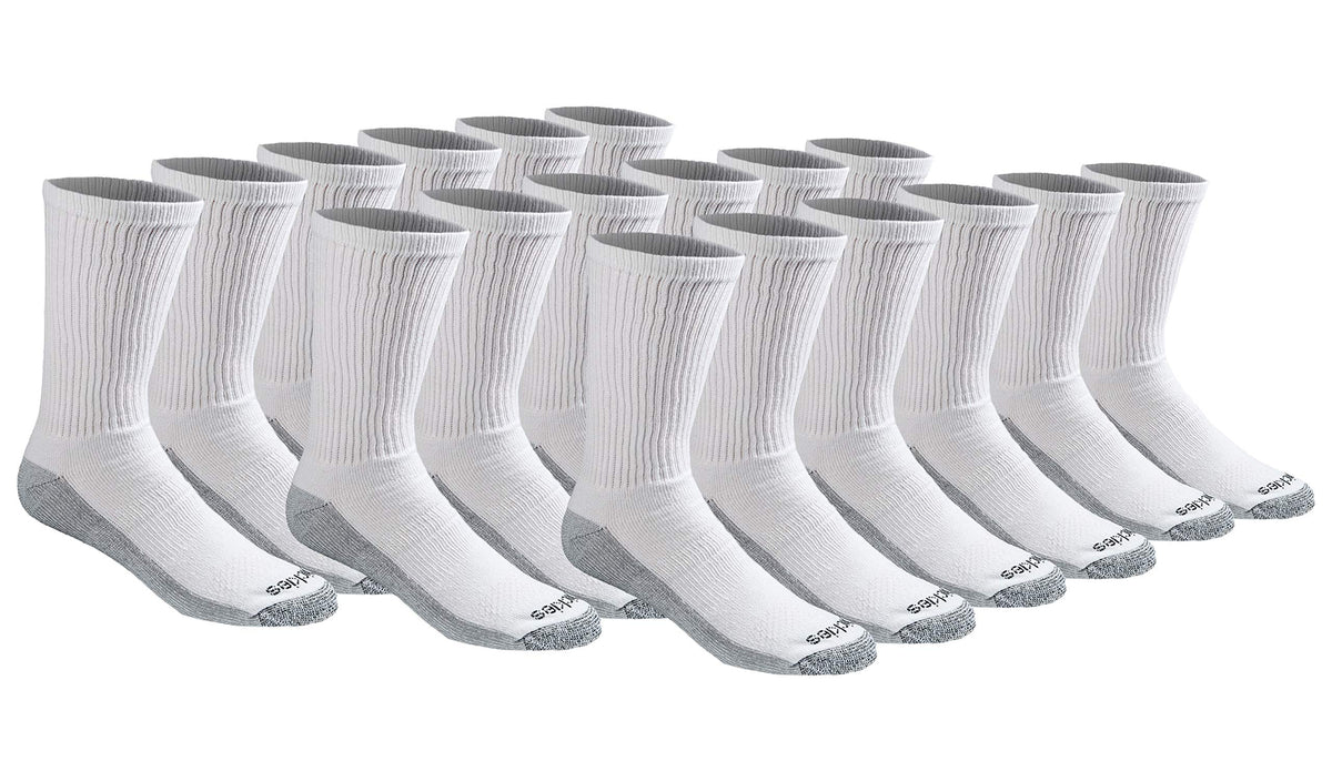 Detail of Dickies Dri-tech sock cuff band with knit ribbing and stretch fit
