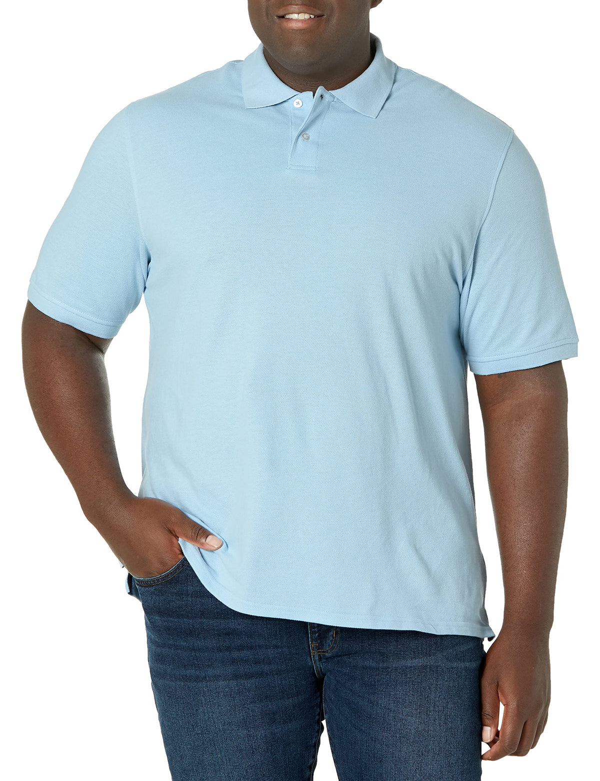 Amazon Essentials Men's Regular-Fit Cotton Pique Polo Shirt Jansha Store