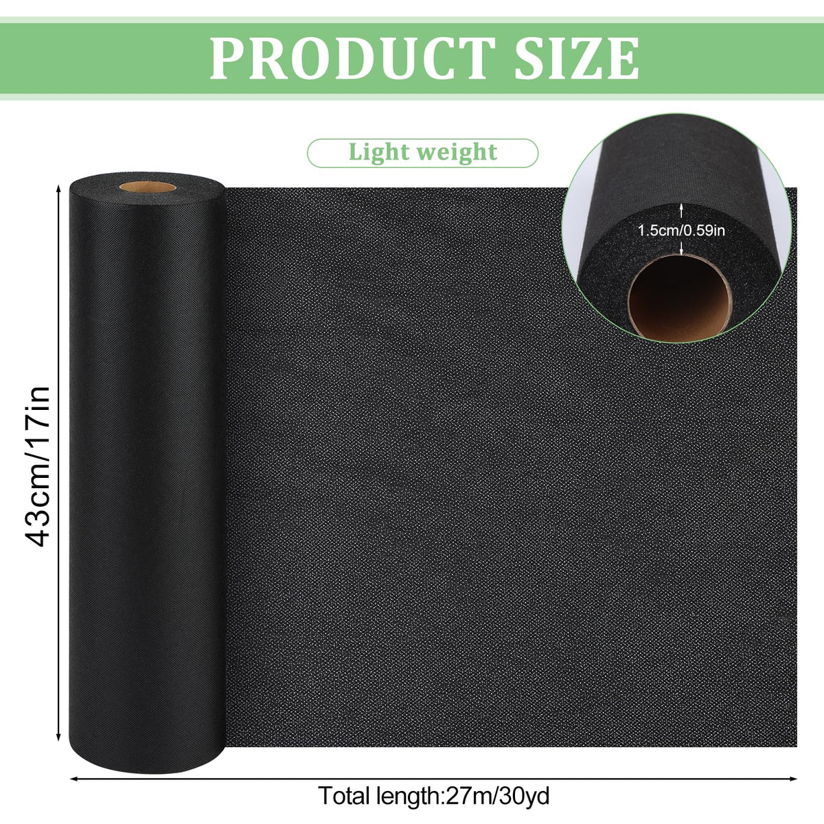 Medium Weight Interfacing Fabric for Sewing Iron On Fusible Interfacing Jansha Store