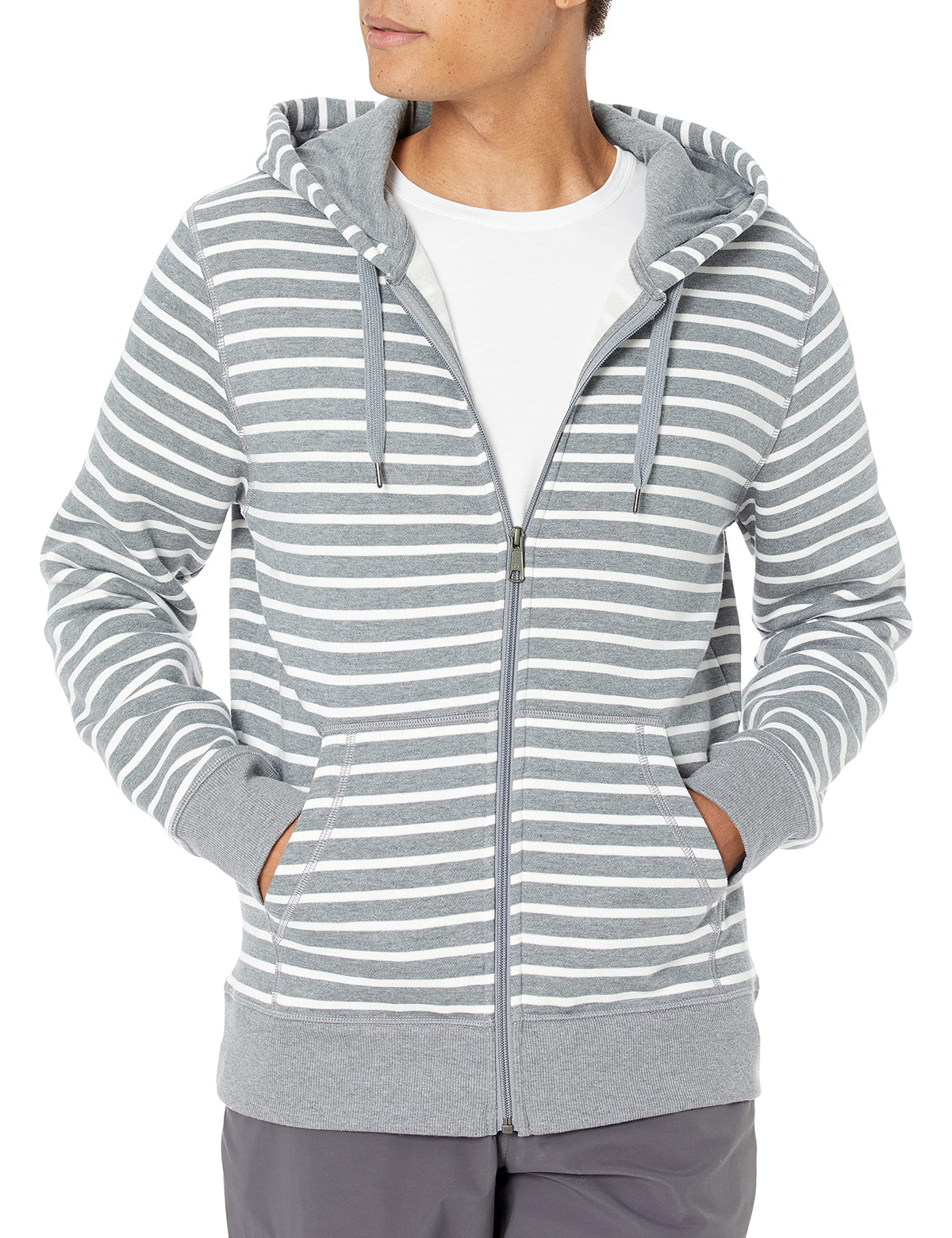 Amazon Essentials Men's Full-Zip Fleece Hoodie Sweatshirt (Available in Big & Tall) Jansha Store