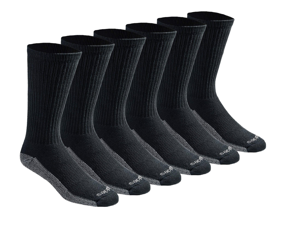 Detail shot of Dickies Dri-tech crew sock heel and arch support knit zone