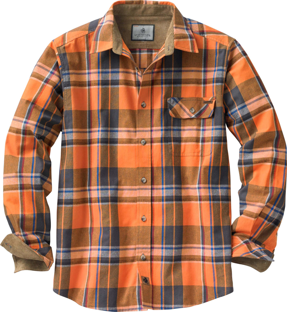 Legendary Whitetails Mens Flannel Long Sleeve Button Down 100% Cotton Shirt Jansha Store