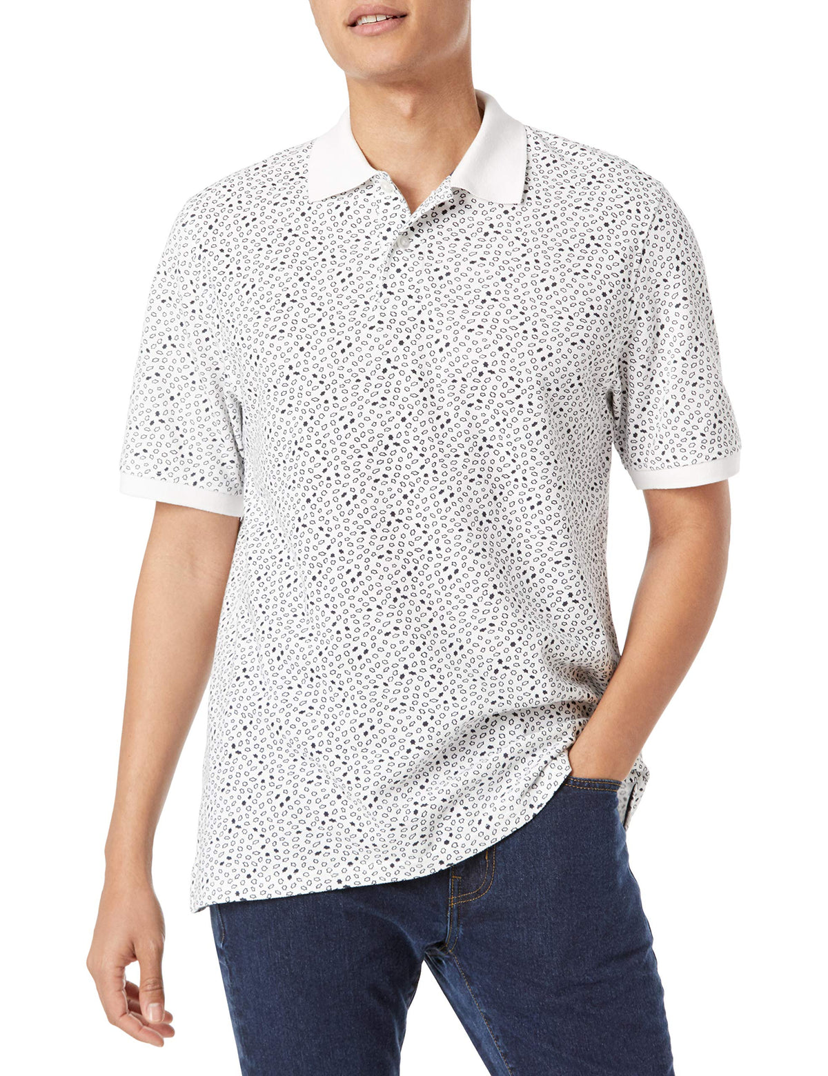 Amazon Essentials Men's Regular-Fit Cotton Pique Polo Shirt Jansha Store