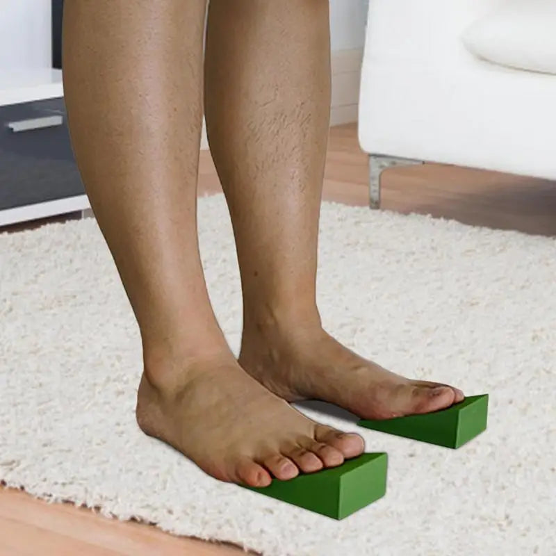 Eva Yoga Squat Wedge Block Calf Stretcher (Green)-1