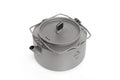 Ultralight Titanium Camping Kettle Outdoor Tea & Coffee Pot Grey-0