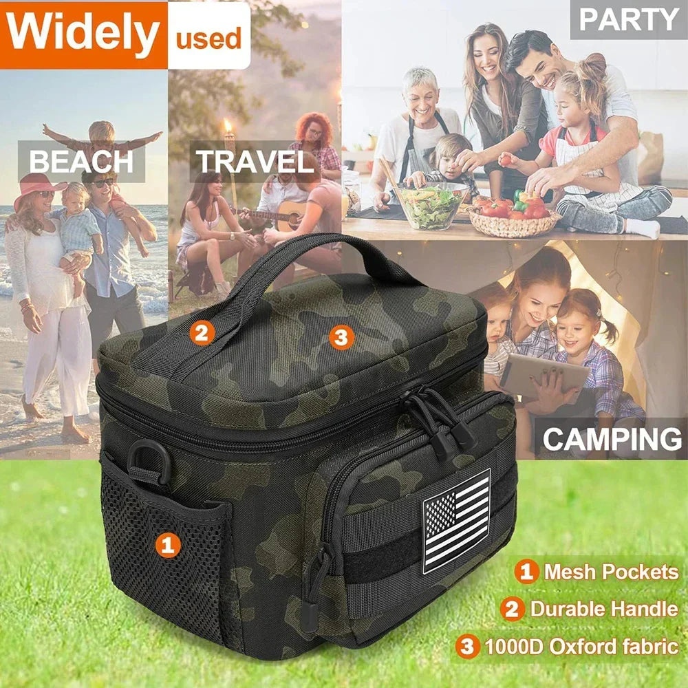 Outdoor Crossbody Travel Bag Duffel Black-1