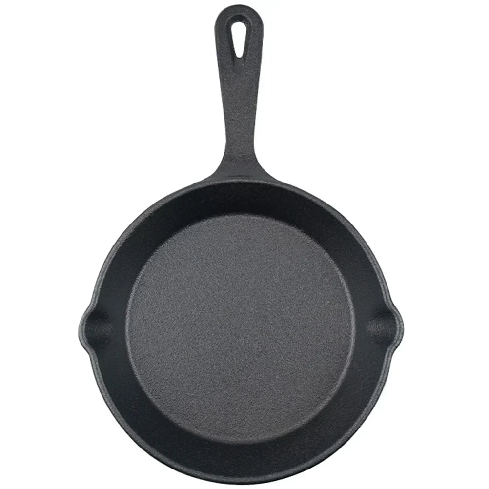 Pan Iron Cast Frying Egg Steak Cooker-0