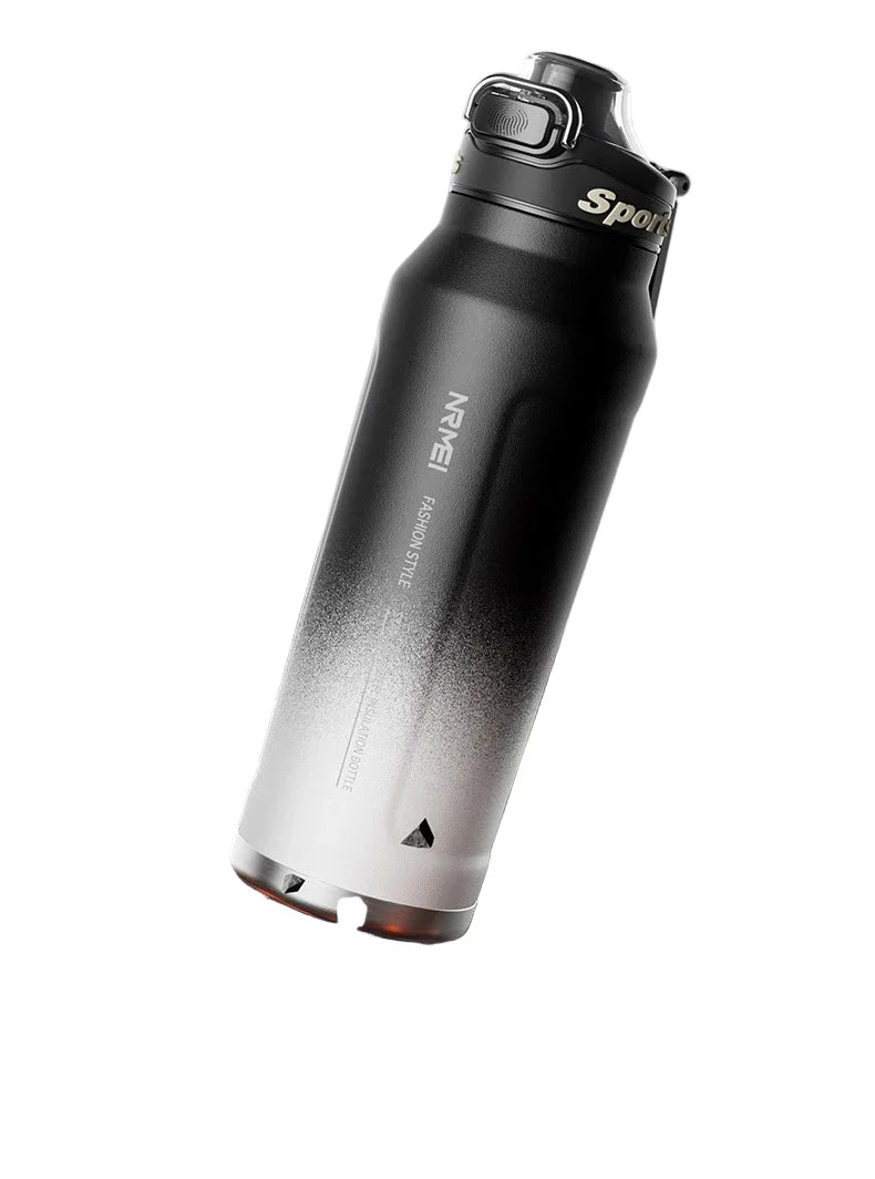 1.5L Insulated Water Bottle Black-0