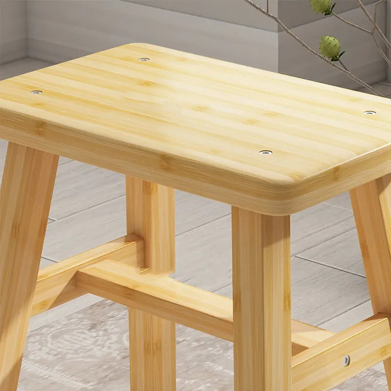 Handmade Bamboo Stool - DIY Home Small Stool with Traditional Style-4