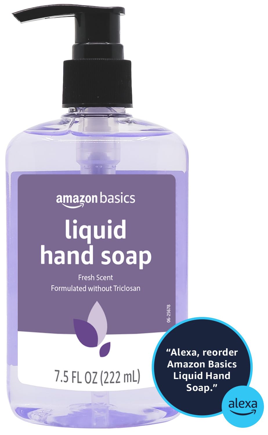 Amazon Basics Gentle & Mild Clear Liquid Hand Soap Refill, Triclosan-Free, Dermatologist-Tested, pH Balanced, Cruelty-Free, 50 Fluid Ounces, 1-Pack (Previously Solimo) - Jansha Store