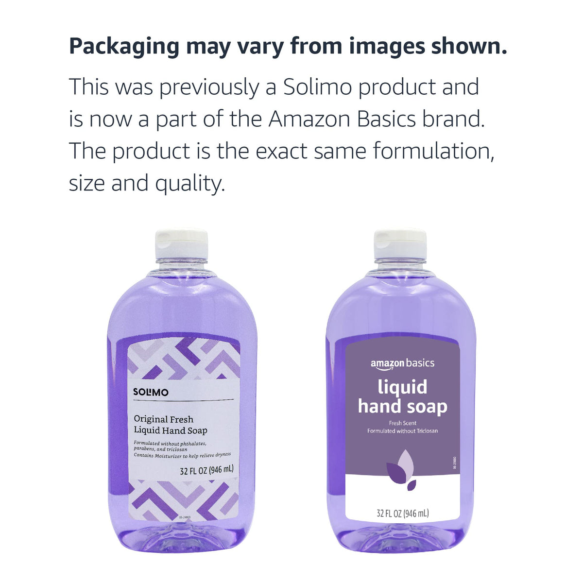 Amazon Basics Gentle & Mild Clear Liquid Hand Soap Refill, Triclosan-Free, Dermatologist-Tested, pH Balanced, Cruelty-Free, 50 Fluid Ounces, 1-Pack (Previously Solimo) - Jansha Store