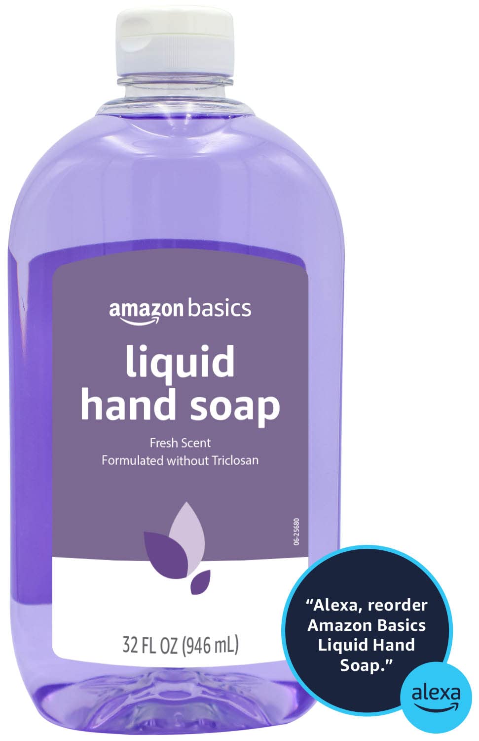 Amazon Basics Gentle & Mild Clear Liquid Hand Soap Refill, Triclosan-Free, Dermatologist-Tested, pH Balanced, Cruelty-Free, 50 Fluid Ounces, 1-Pack (Previously Solimo) - Jansha Store