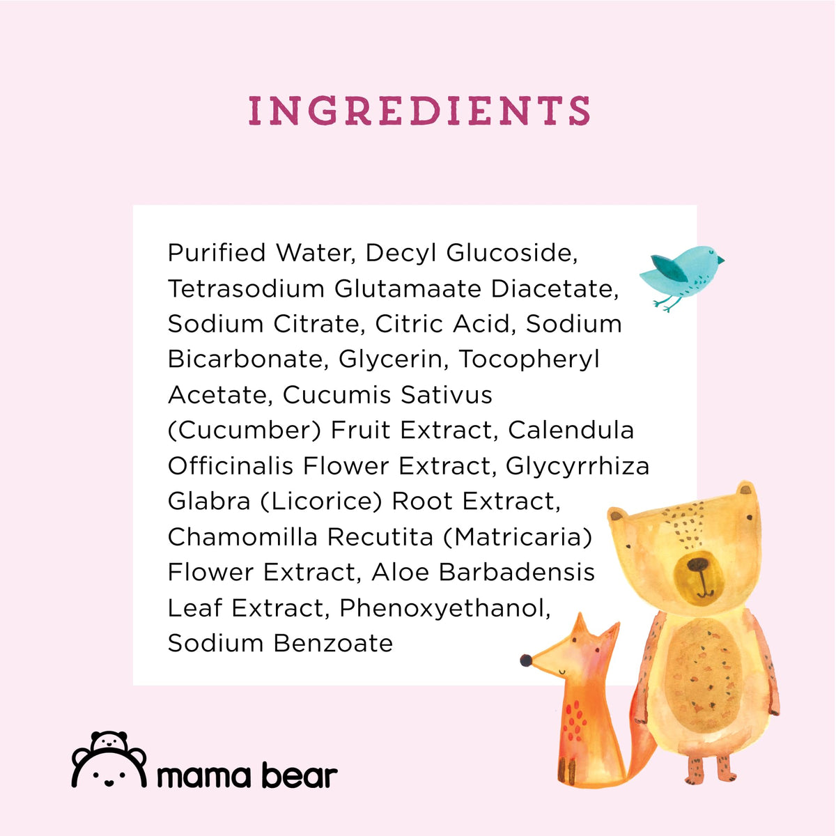 Amazon Brand - Mama Bear 99% Water Baby Wipes, Hypoallergenic, Fragrance Free,72 Count (Pack of 6) - Jansha Store