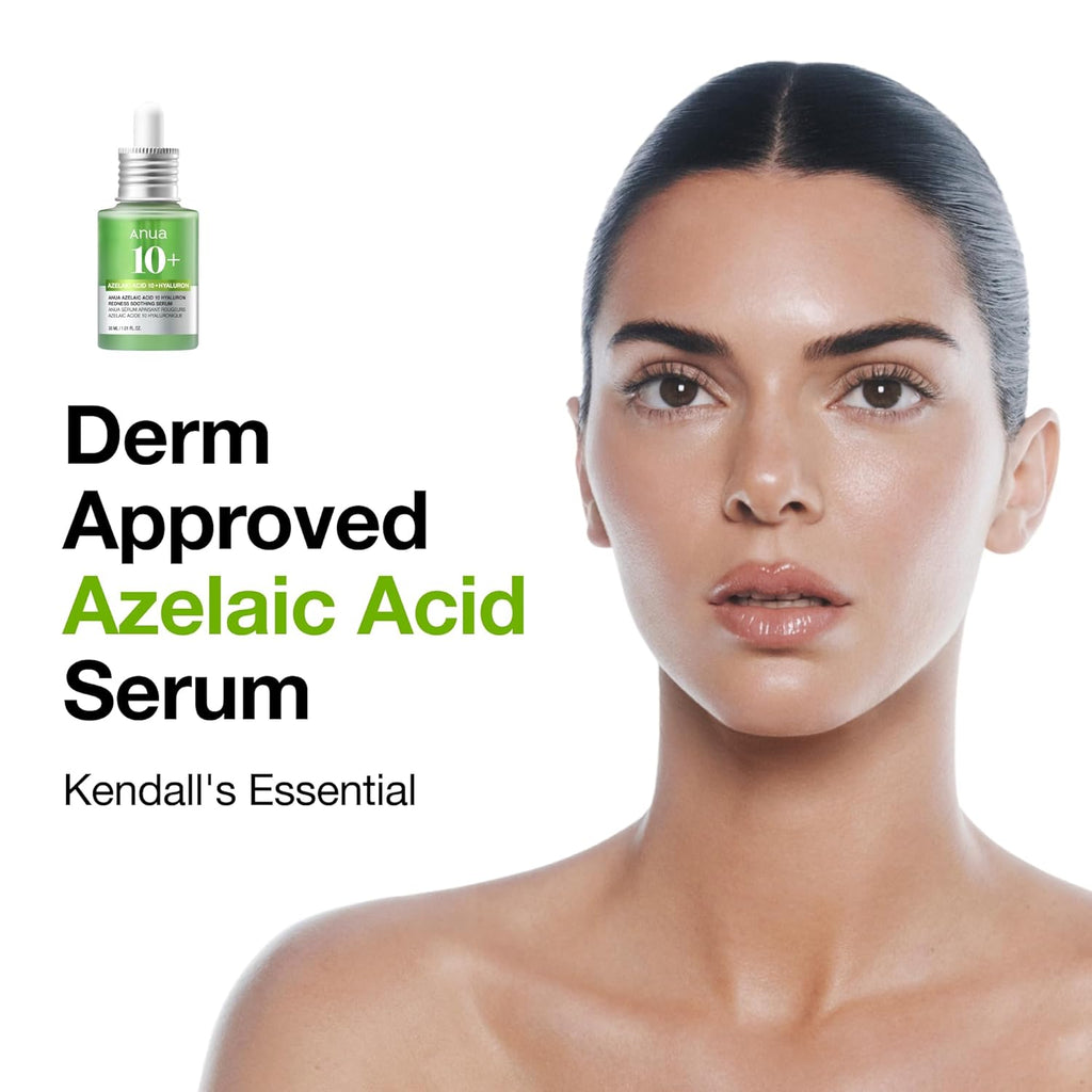 Anua Azelaic Acid 10 Hyaluron Redness Soothing Serum, 1.01 fl oz - Jansha Store