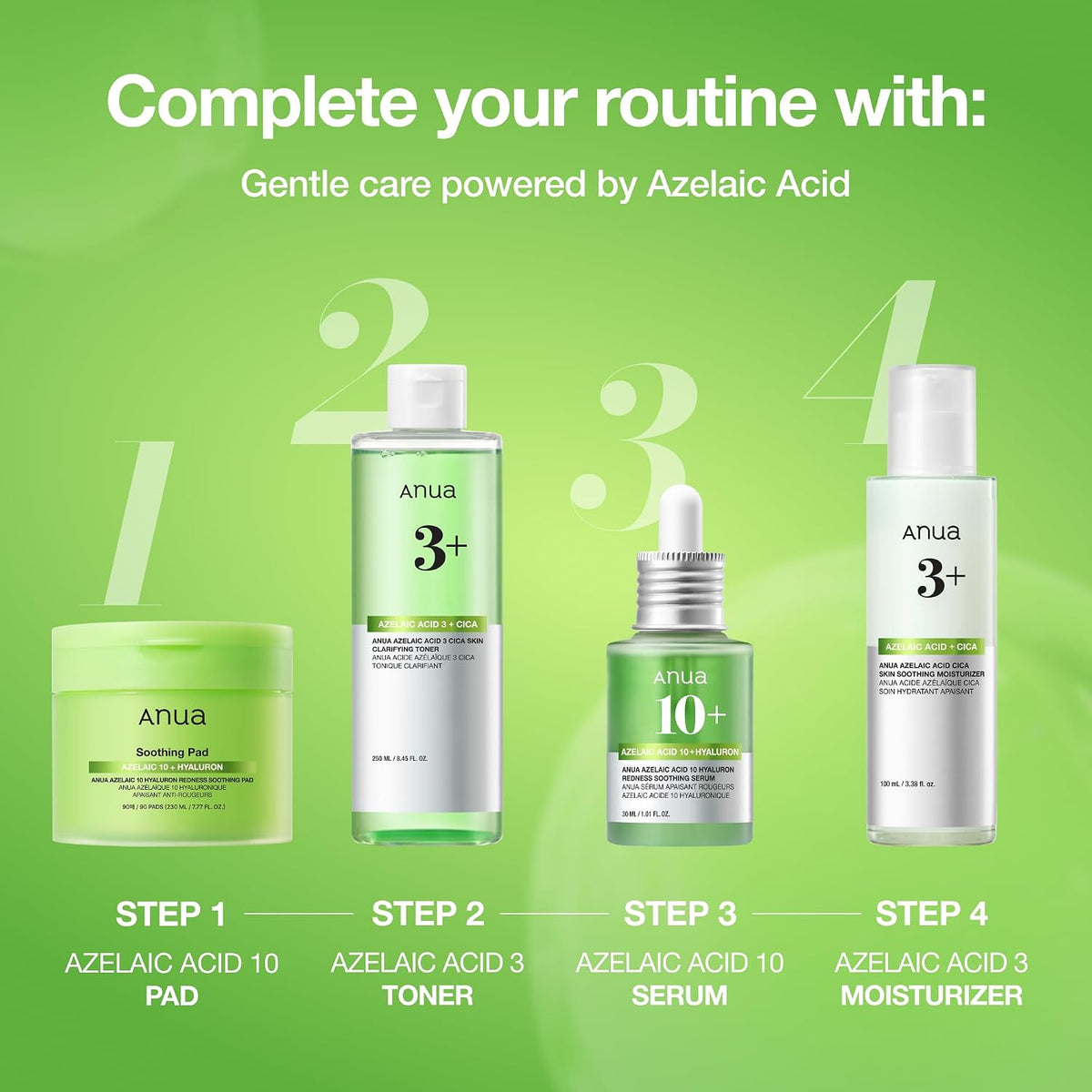 Anua Azelaic Acid 10 Hyaluron Redness Soothing Serum, 1.01 fl oz - Jansha Store