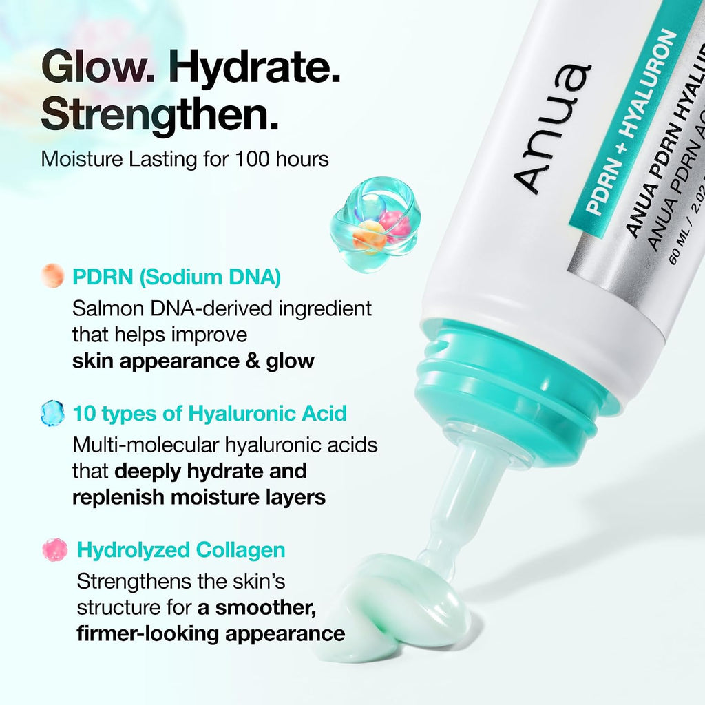 ANUA PDRN Hyaluronic Acid 100 Moisturizing Cream, 2.02 fl oz - Jansha Store