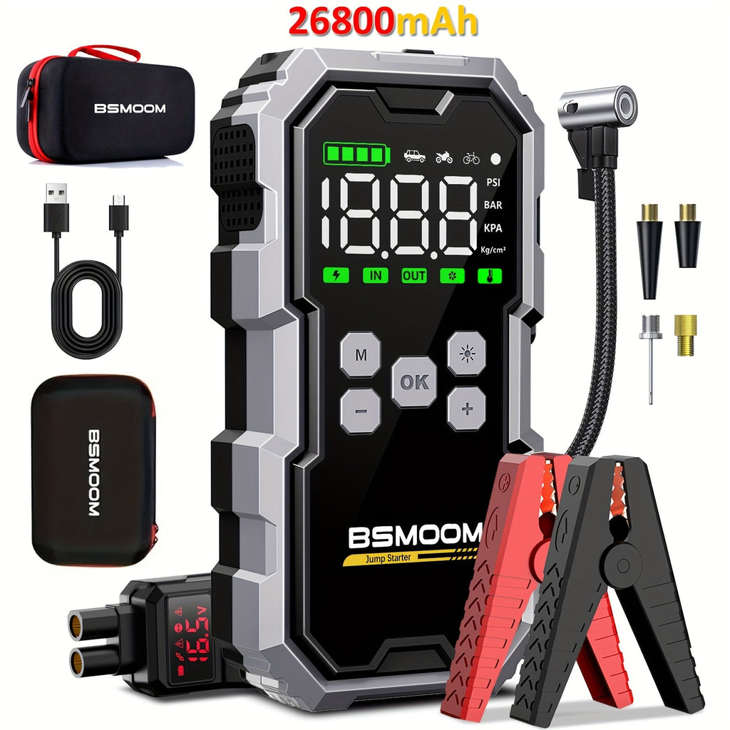 Cordless Car Jump Starter with Air Compressor-2