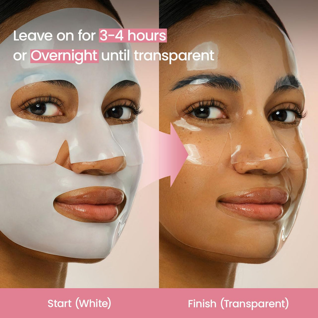 BIODANCE Bio-Collagen Real Deep Mask, Hydrating Overnight Hydrogel Face Mask, Pore Minimizing, Elasticity, Plumping, Travel Essentials & Self Care Gifts for Women, Korean Skin Care | 1.19oz(34g) x 4ea - Jansha Store