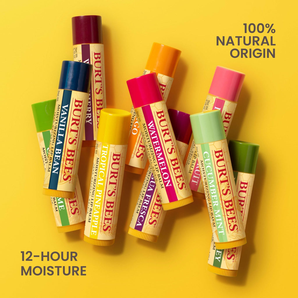 Burt's Bees Lip Balm, Pomegranate, 0.15 oz., 4 Tubes - Jansha Store