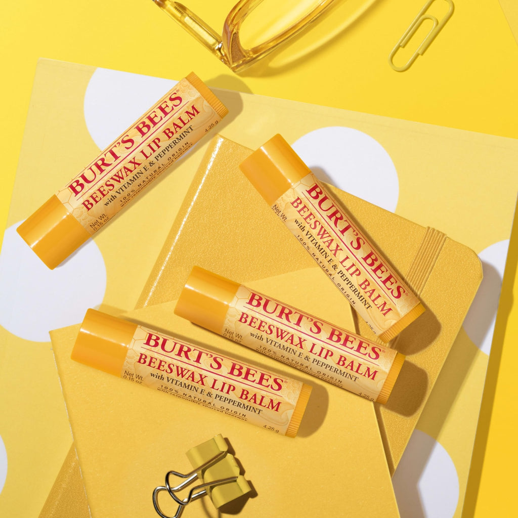 Burt's Bees Lip Balm, Pomegranate, 0.15 oz., 4 Tubes - Jansha Store
