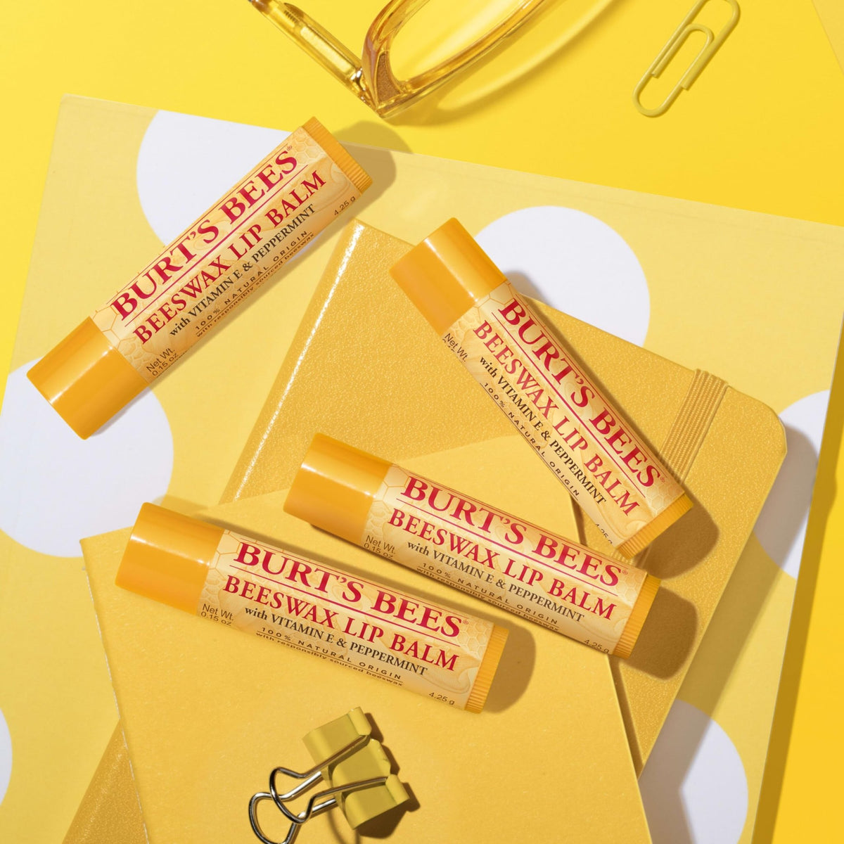 Burt's Bees Lip Balm, Pomegranate, 0.15 oz., 4 Tubes - Jansha Store
