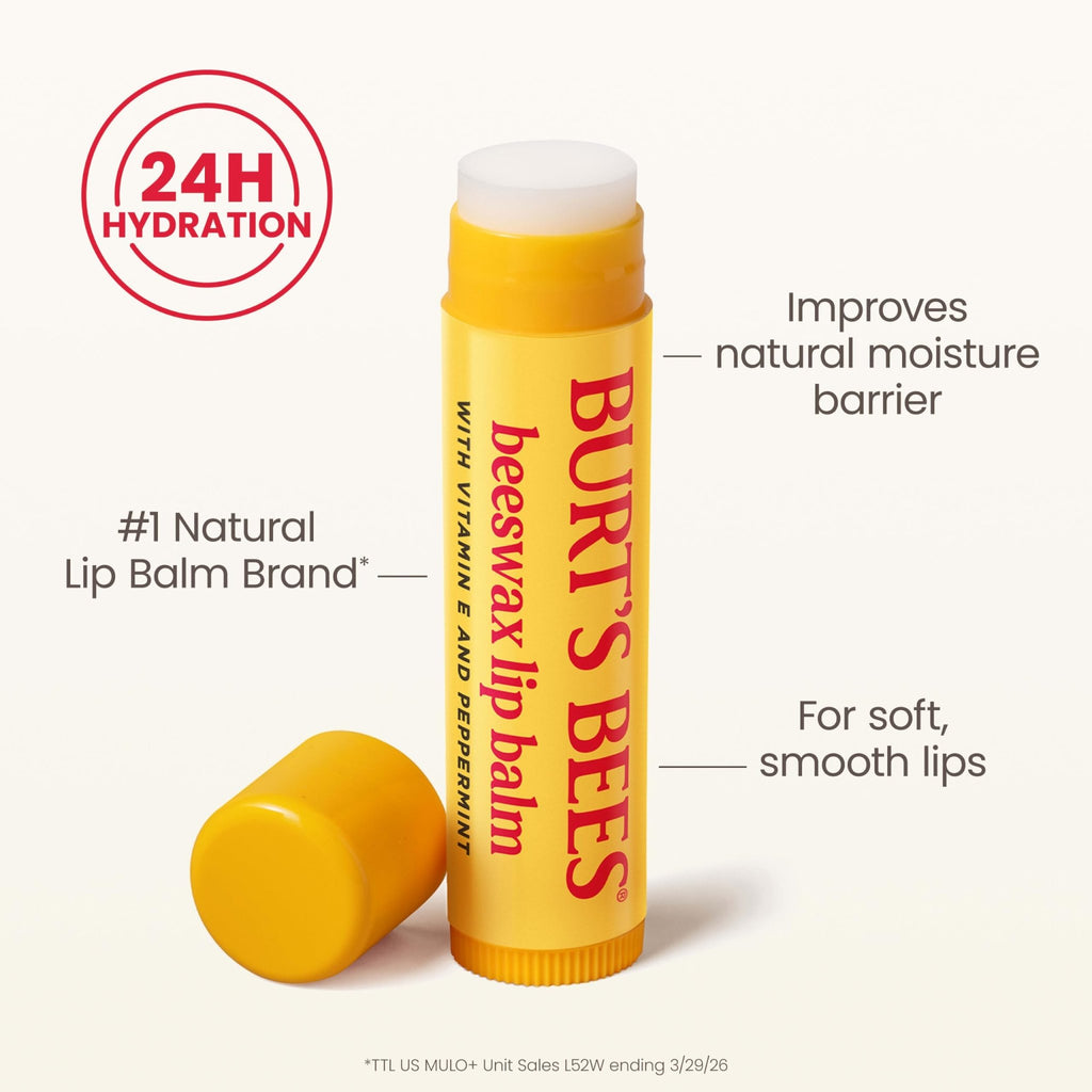 Burt's Bees Lip Balm, Pomegranate, 0.15 oz., 4 Tubes - Jansha Store