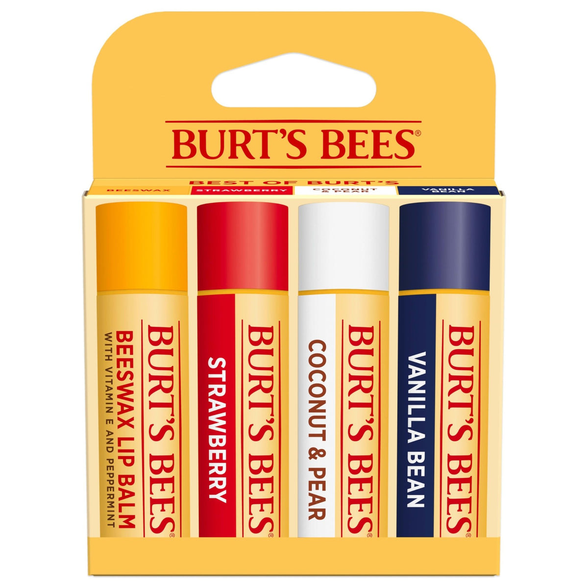 Burt's Bees Lip Balm, Pomegranate, 0.15 oz., 4 Tubes - Jansha Store