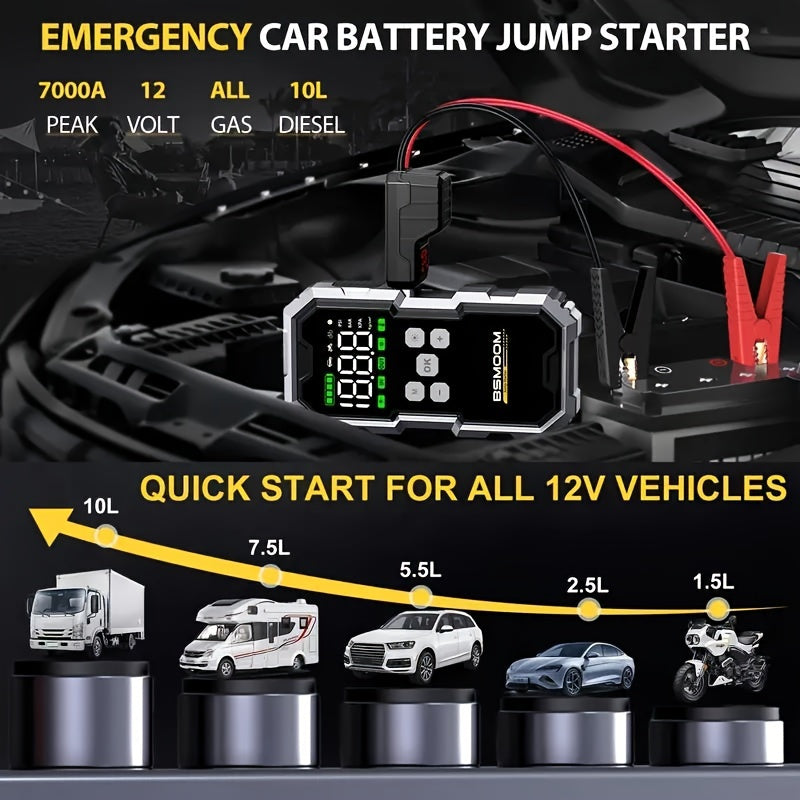 Cordless Car Jump Starter with Air Compressor-1