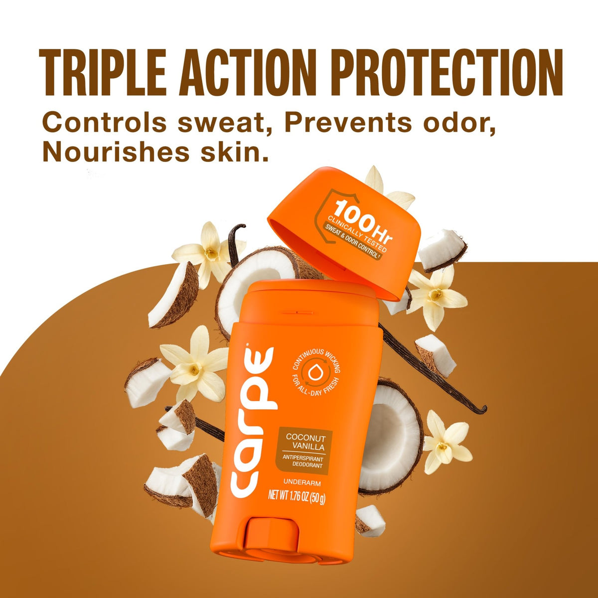 Carpe 100-Hour Antiperspirant Deodorant, Mountain Breeze - 2 Pack - Jansha Store