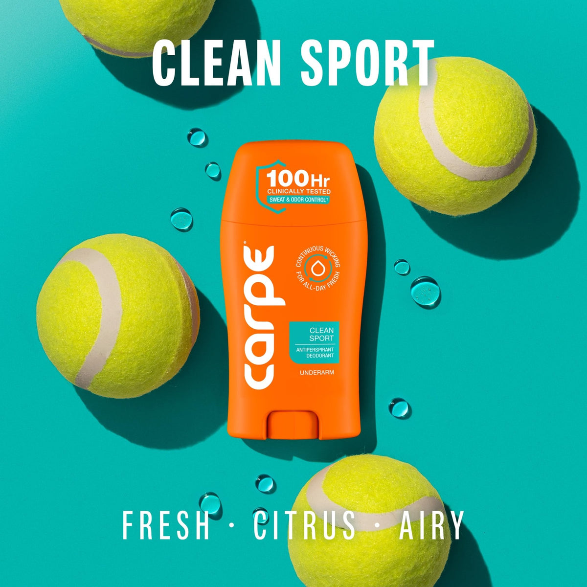 Carpe 100-Hour Antiperspirant Deodorant, Mountain Breeze - 2 Pack - Jansha Store