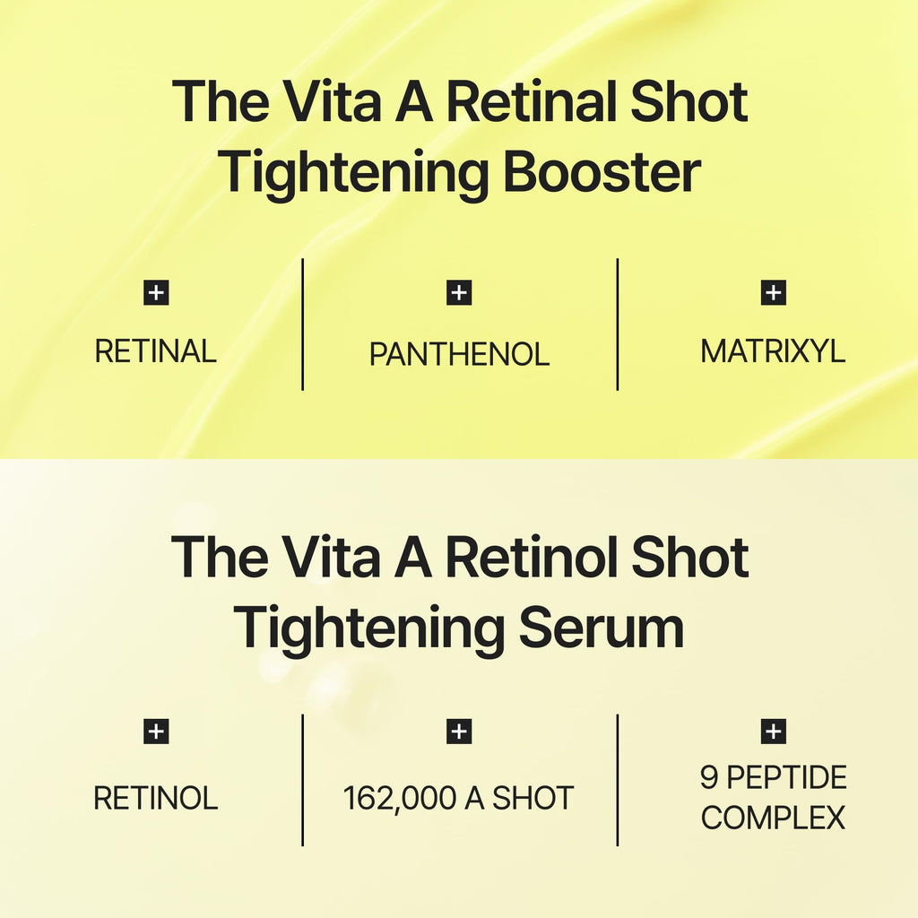 celimax The Vita A Retinal Shot Tightening Booster (Duo Set 0.51 fl.oz x 2) - Jansha Store