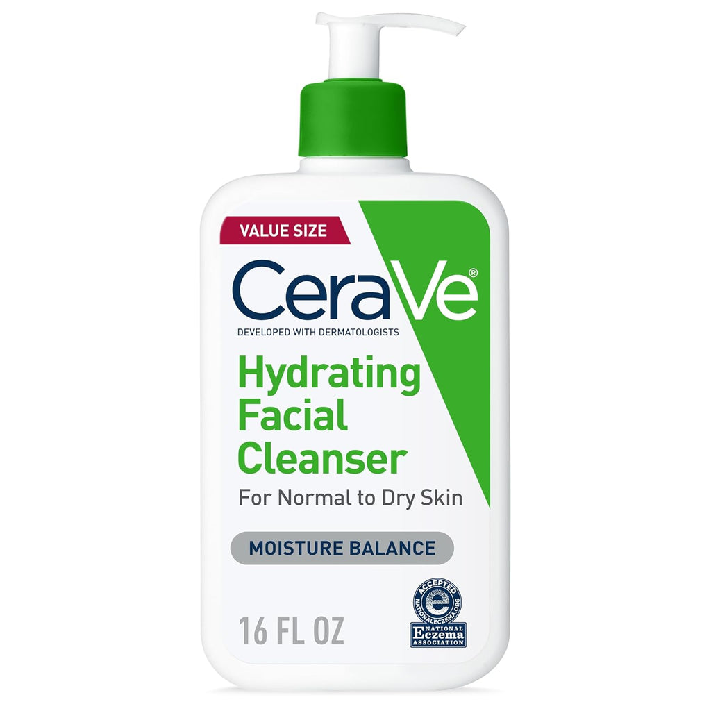 CeraVe Hydrating Cleanser with Hyaluronic Acid, Gentle Face Cleanser,16oz - Jansha Store