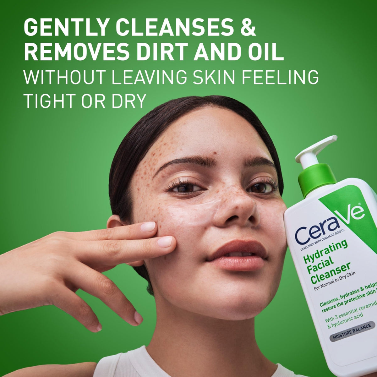 CeraVe Hydrating Cleanser with Hyaluronic Acid, Gentle Face Cleanser,16oz - Jansha Store