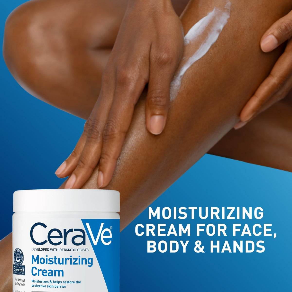 CeraVe Moisturizing Cream, Face & Body Moisturizer for Dry Skin, 19oz - Jansha Store