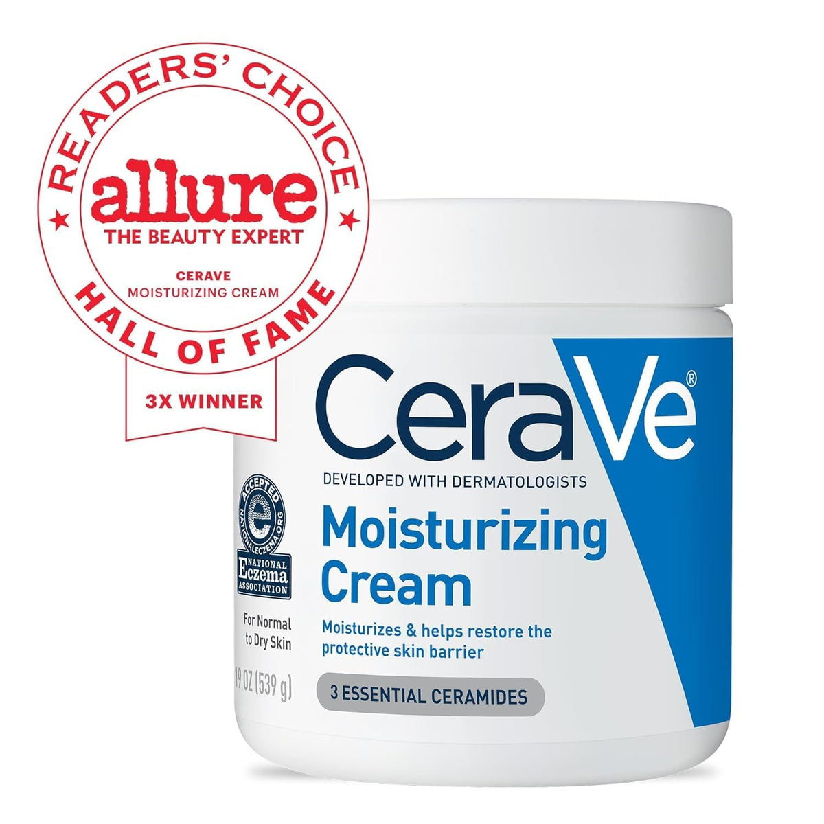 CeraVe Moisturizing Cream, Face & Body Moisturizer for Dry Skin, 19oz - Jansha Store