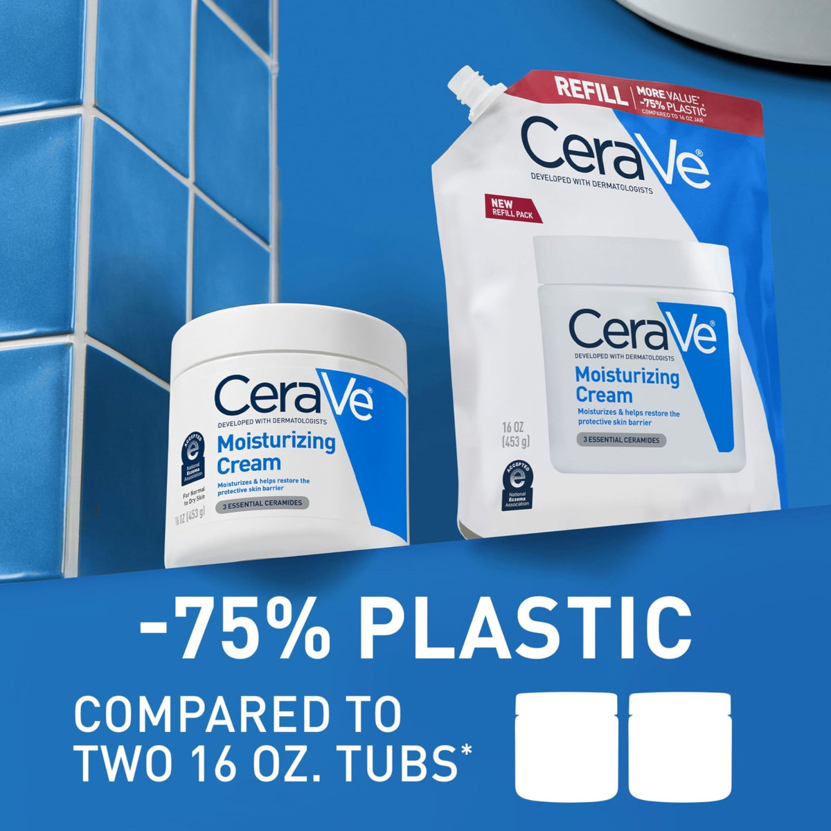 CeraVe Moisturizing Cream, Face & Body Moisturizer for Dry Skin, 19oz - Jansha Store