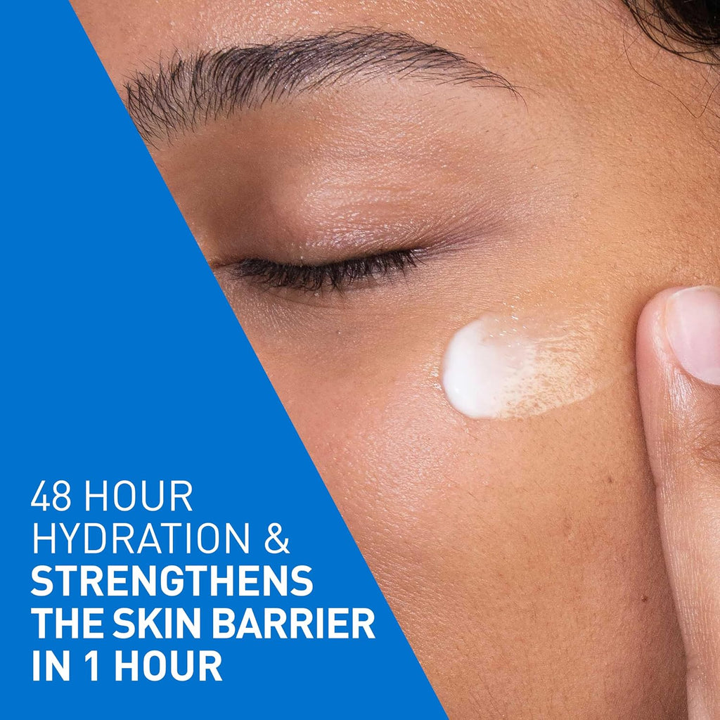 CeraVe PM Daily Facial Moisturizer, Skin Care for Dry Skin, Oil-Free, 3oz - Jansha Store