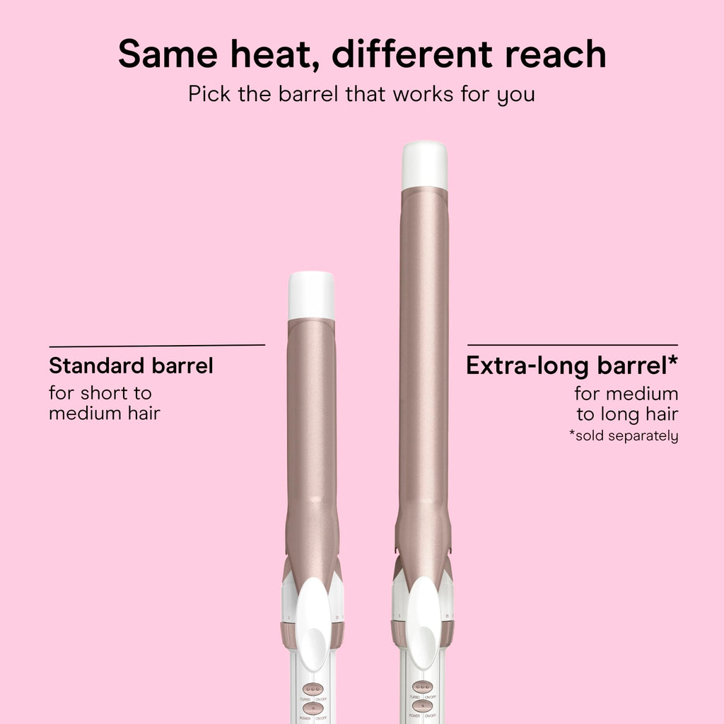 Conair Curling Iron, Double Ceramic, 1/2-in. Barrel, White/Rose Gold - Jansha Store