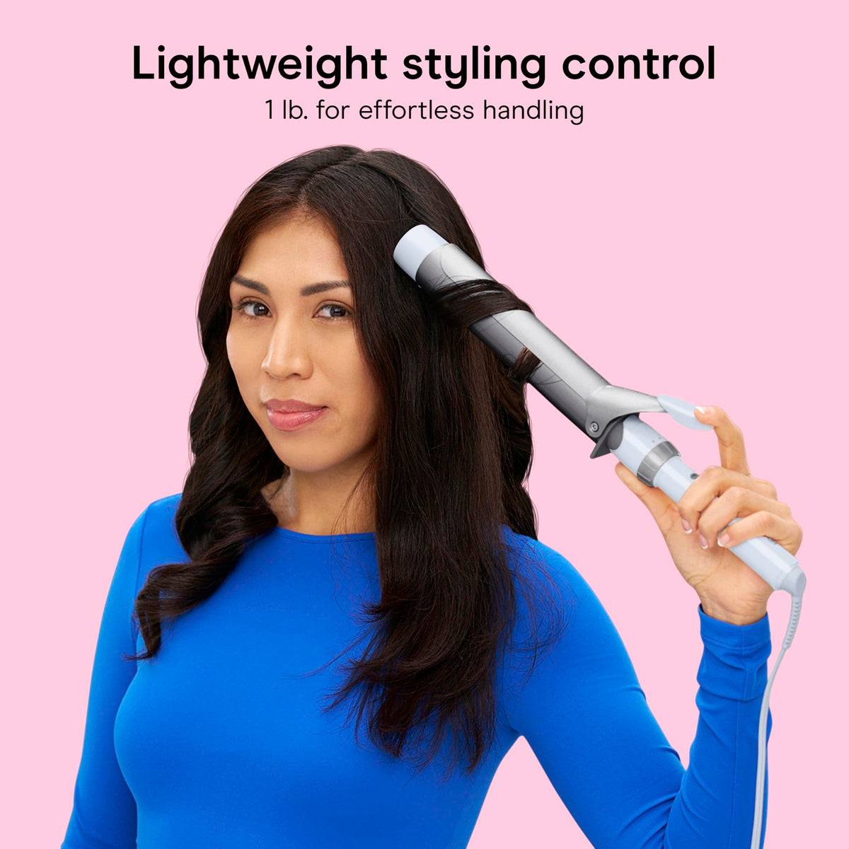 Conair Curling Iron, Double Ceramic, 1/2-in. Barrel, White/Rose Gold - Jansha Store