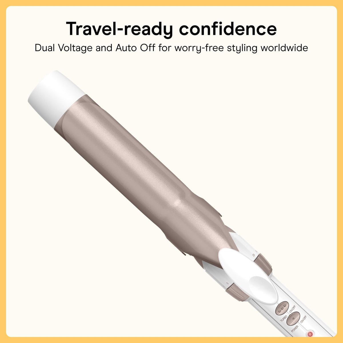 Conair Curling Iron, Double Ceramic, 1/2-in. Barrel, White/Rose Gold - Jansha Store