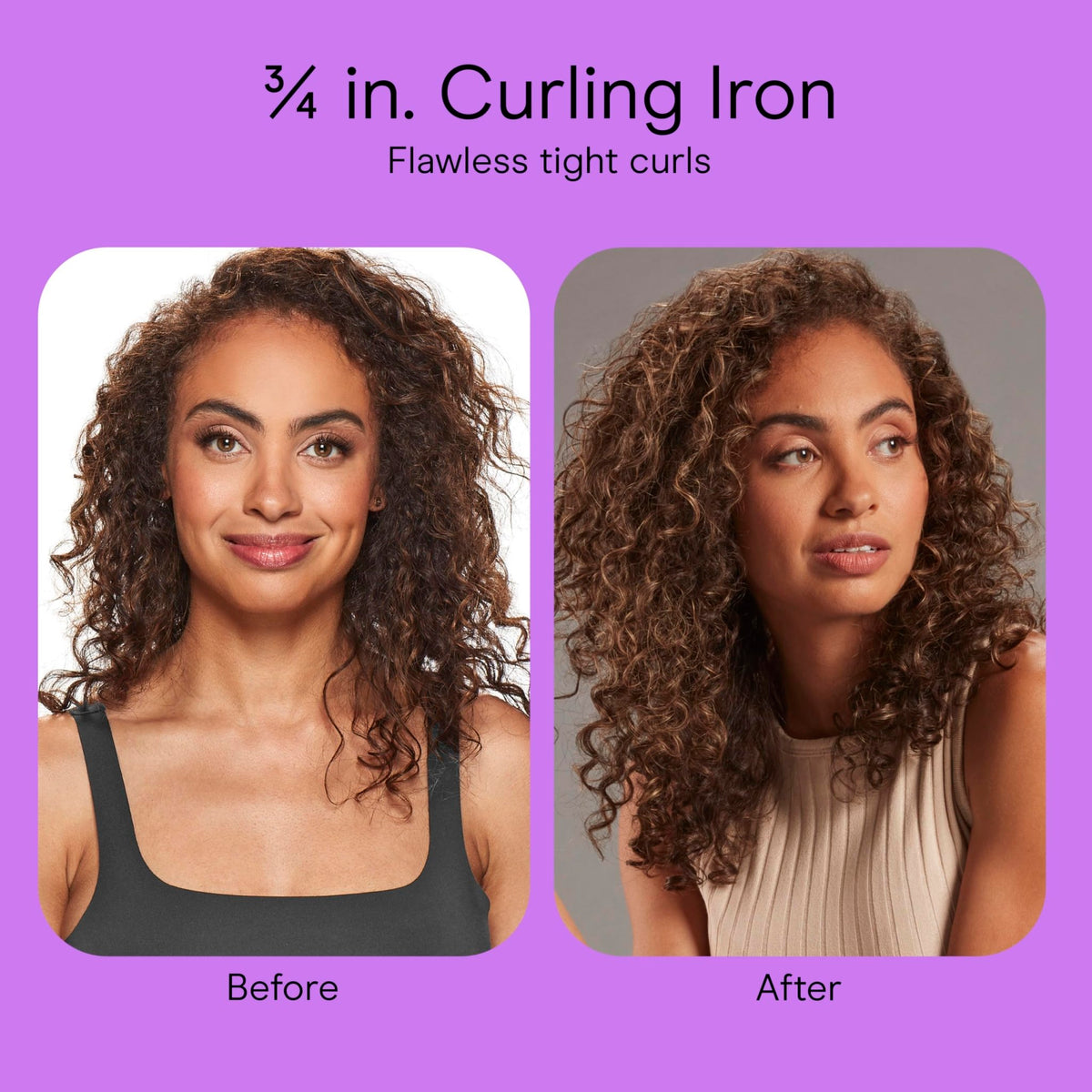 Conair Curling Iron, Double Ceramic, 1/2-in. Barrel, White/Rose Gold - Jansha Store
